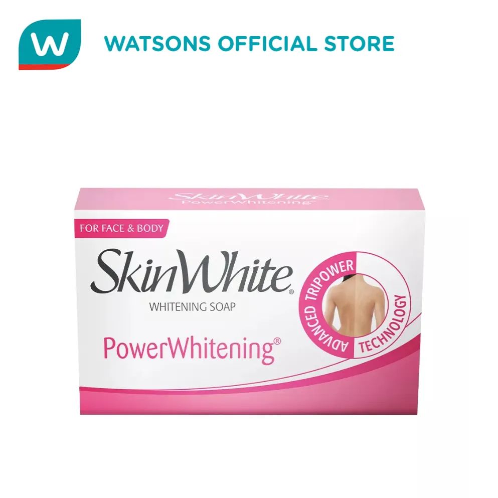 28819 woman using skinwhite soap