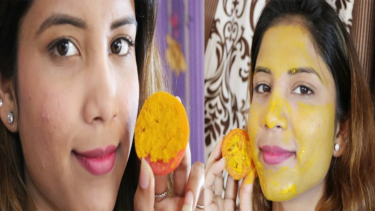 28941 tomato turmeric mask application