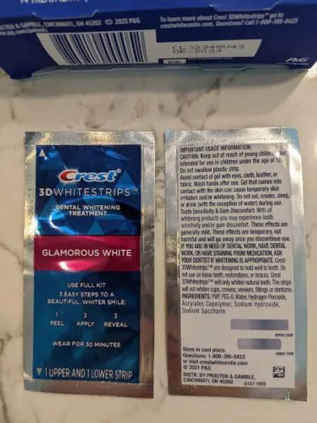 28981 whitening strips ingredients