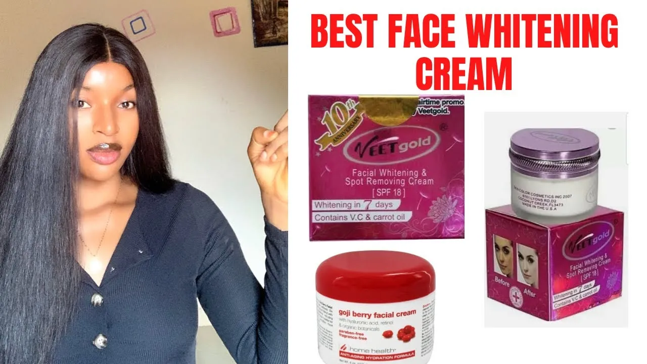 29023 face whitening cream application