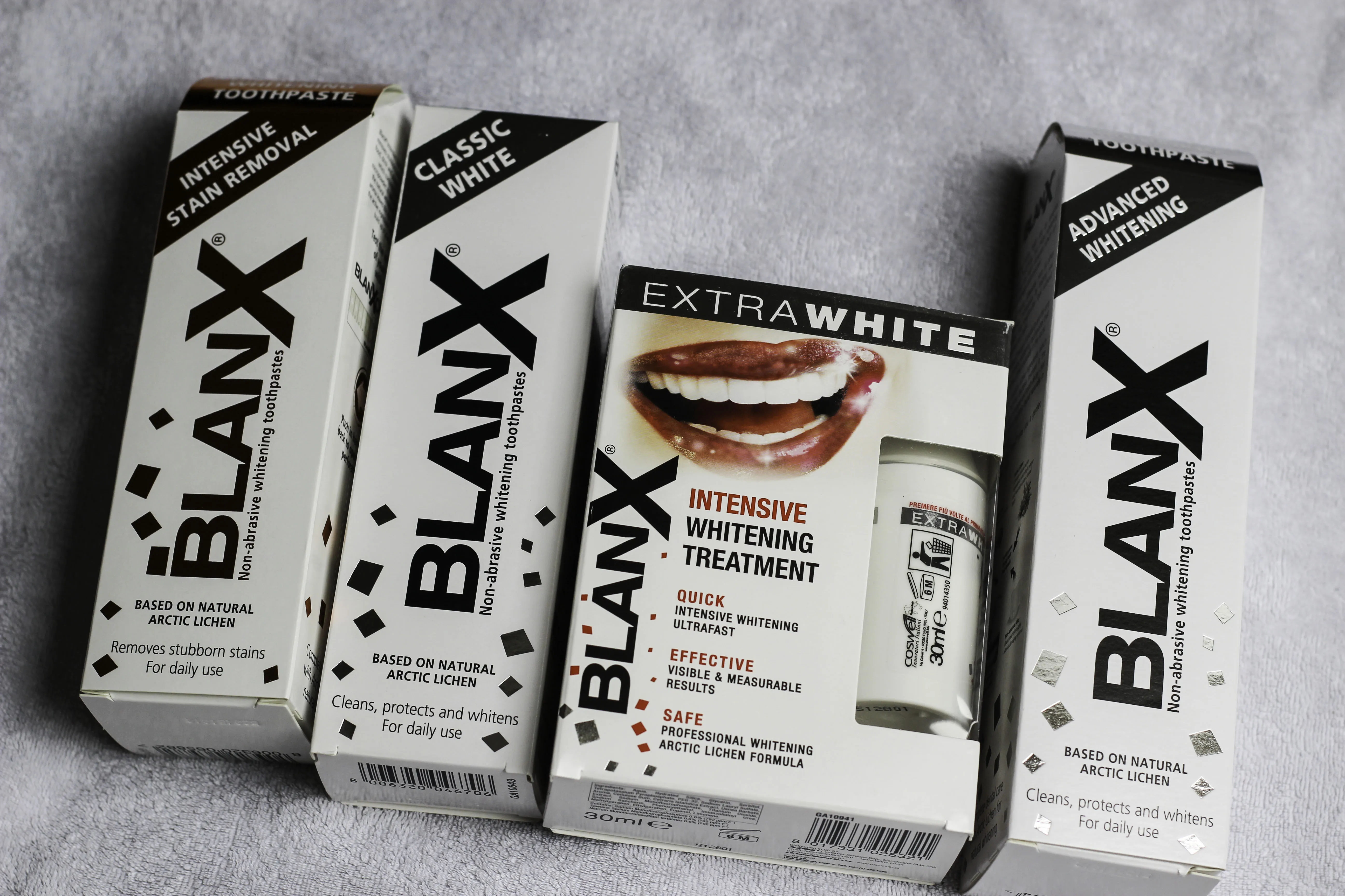 29026 blanx whitening strips application